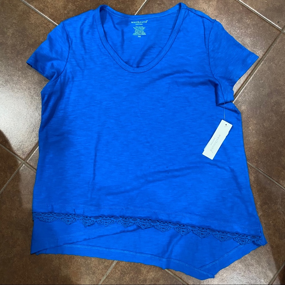 Westbound Petite Blue Top